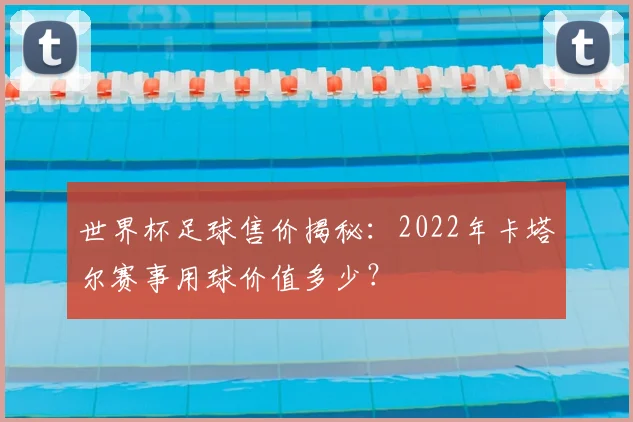 世界杯足球售价揭秘：2022年卡塔尔赛事用球价值多少？